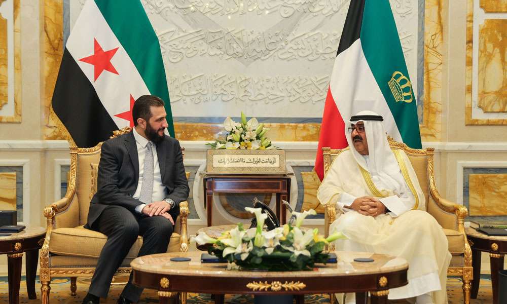 سمو-أمير-البلاد-والرئيس-السوري-يترأسان-جلسة-المباحثات-الرسمية-بين-البلدين