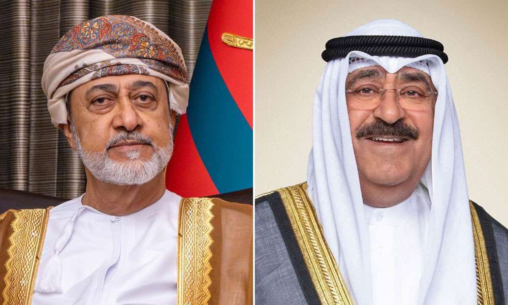 سمو-أمير-البلاد-يتلقى-اتصالا-هاتفيا-من-سلطان-عمان-للتهنئة-بعيد-الأضحى-المبارك