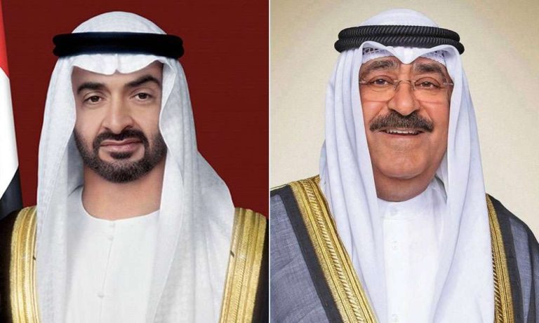 سمو-أمير-البلاد-يتلقى-اتصالا-هاتفيا-من-رئيس-دولة-الإمارات-العربية-المتحدة
