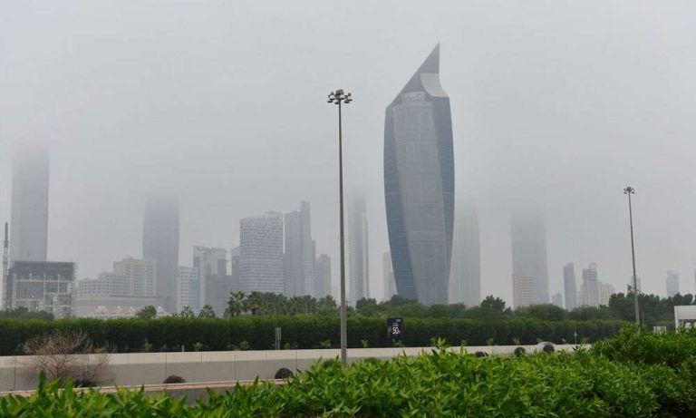 الأرصاد-الجوية:-رياح-نشطة-مثيرة-للغبار-مع-انخفاض-للرؤية-الأفقية
