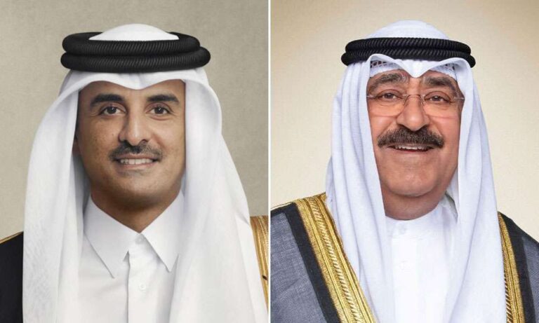 سمو-أمير-البلاد-يجري-اتصالا-هاتفيا-بأمير-دولة-قطر