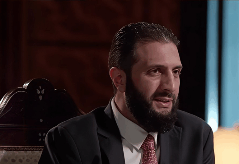 الرئيس-الشرع:-إسرائيل-حزنت-على-سقوط-النظام-السابق-ونريد-الهدوء-مع-دول-العالم