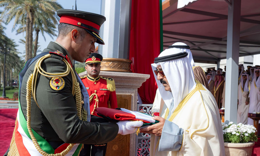 سمو-أمير-البلاد-يشمل-برعايته-وحضوره-مراسم-رفع-العلم-إيذانا-ببدء-الاحتفال-بالأعياد-الوطنية