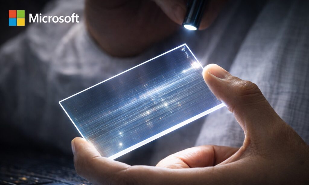مايكروسوفت-تطور-شريحة-زجاجية-تخزن-البيانات-لمدة-10-آلاف-عام