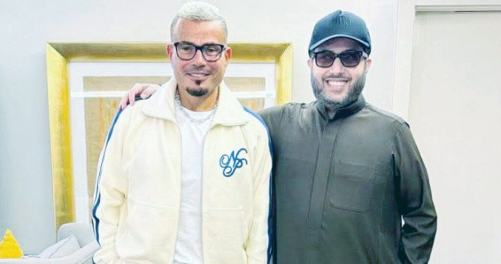 تركي-آل-الشيخ-يزور-منزلي-عمرو-دياب-وأنغام