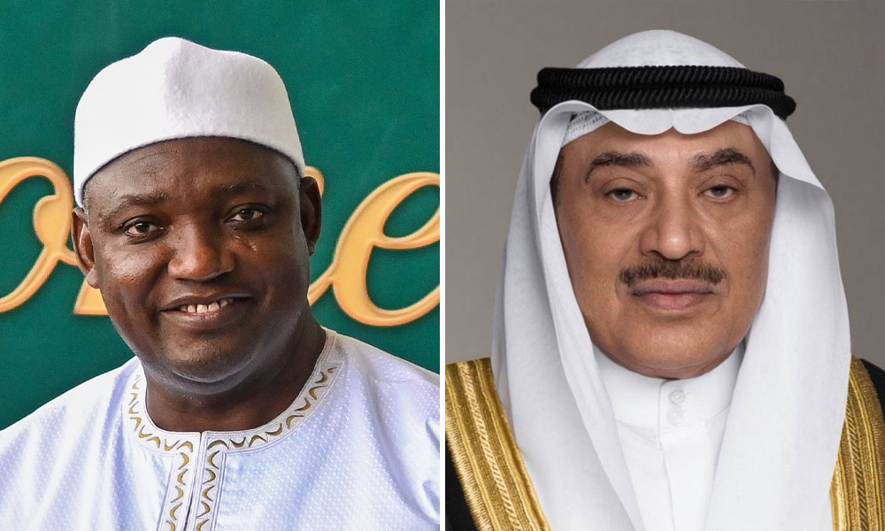 سمو-ولي-العهد-يتلقى-اتصالا-من-رئيس-غامبيا-أدان-خلاله-الهجمات-الإيرانية-السافرة-على-الكويت