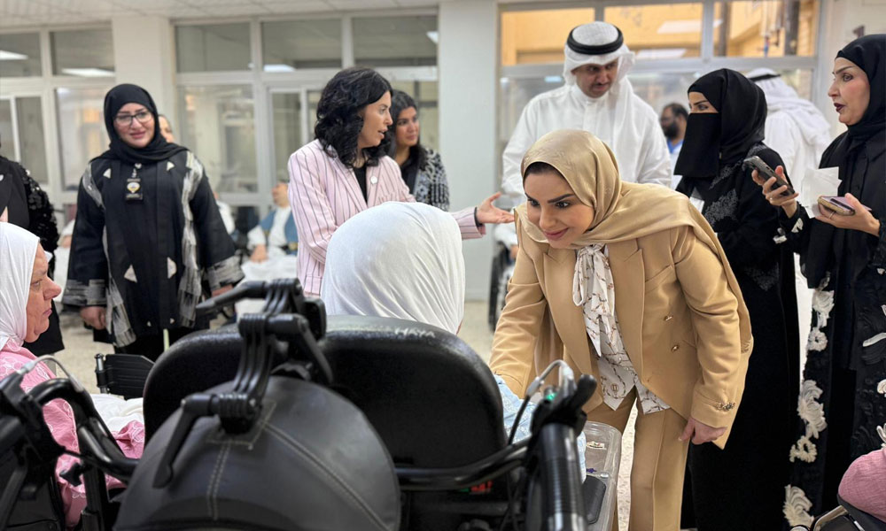 وزيرة-الشؤون-تتفقد-مركزي-الإيواء-في-منطقتي-الصليبيخات-والصباحية-التابعين-لـ”ذوي-الإعاقة”