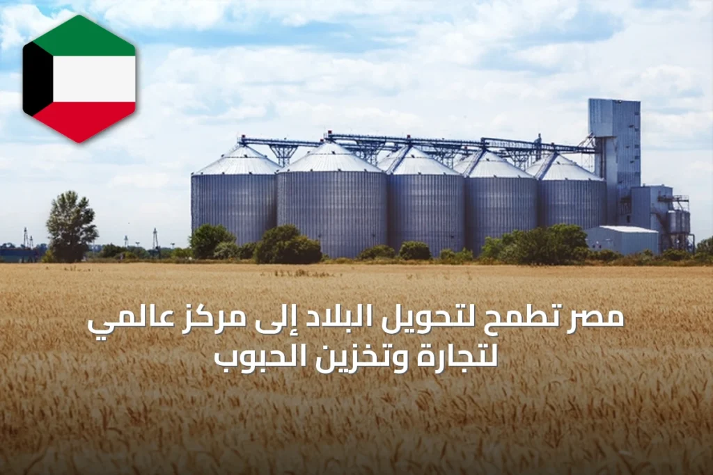 مصر تطمح لتحويل البلاد إلى مركز عالمي لتجارة وتخزين الحبوب