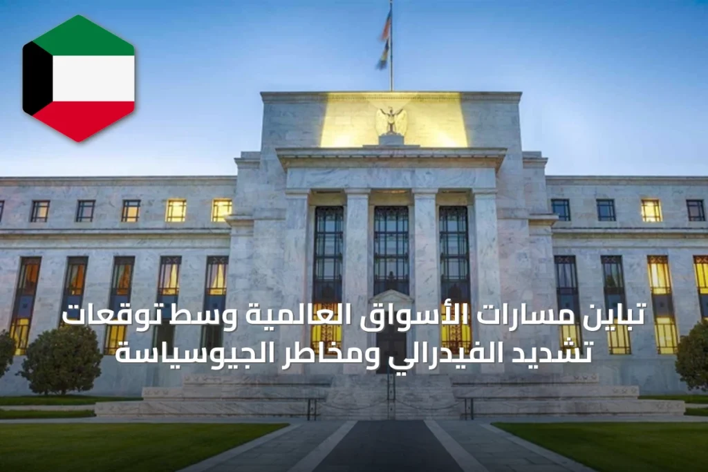 تباين مسارات الأسواق العالمية وسط توقعات تشديد الفيدرالي ومخاطر الجيوسياسة