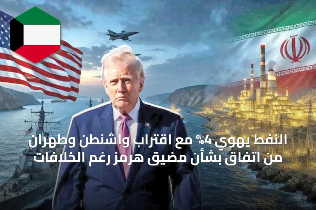 النفط يهوي 4% مع اقتراب واشنطن وطهران من اتفاق بشأن مضيق هرمز رغم الخلافات