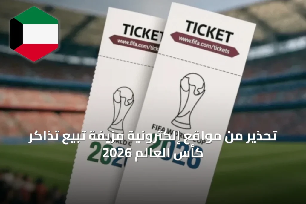 تحذير من مواقع إلكترونية مزيفة تبيع تذاكر كأس العالم 2026