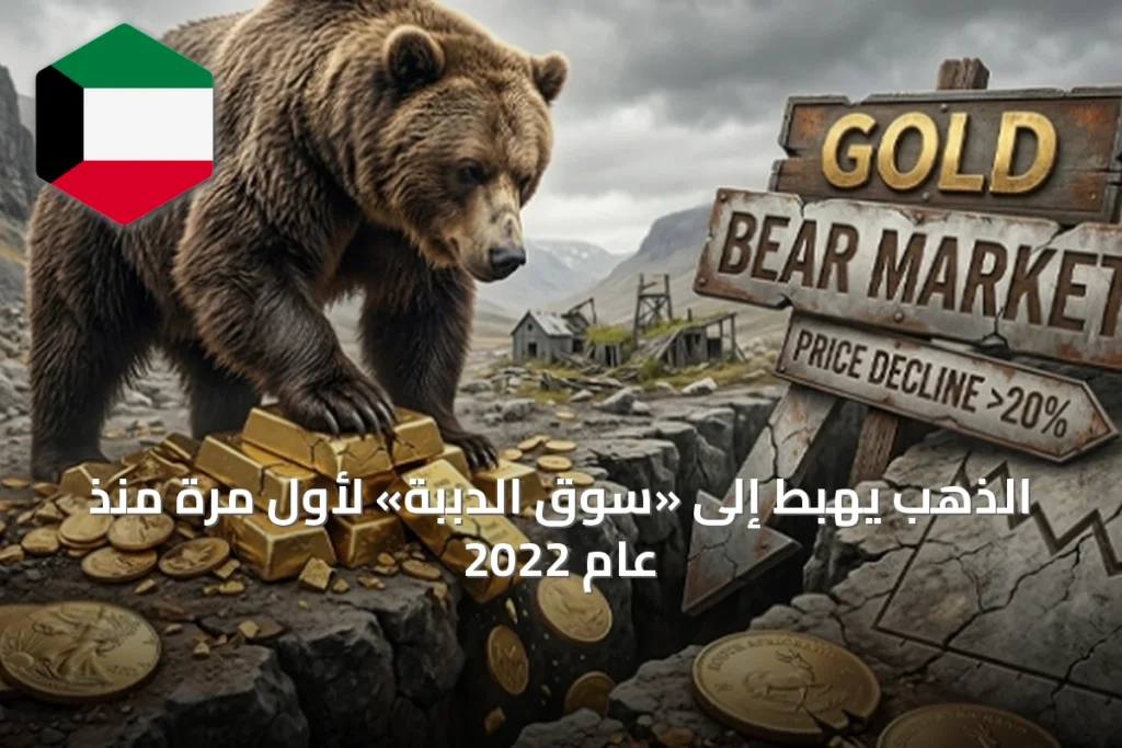 الذهب يهبط إلى «سوق الدببة» لأول مرة منذ عام 2022