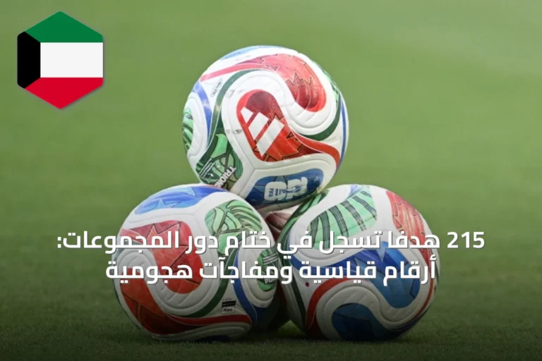 215 هدفاً تسجل في ختام دور المجموعات: أرقام قياسية ومفاجآت هجومية