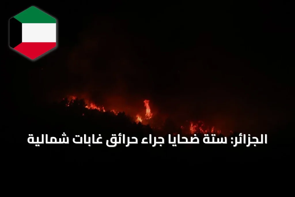 الجزائر: ستة ضحايا جراء حرائق غابات شمالية