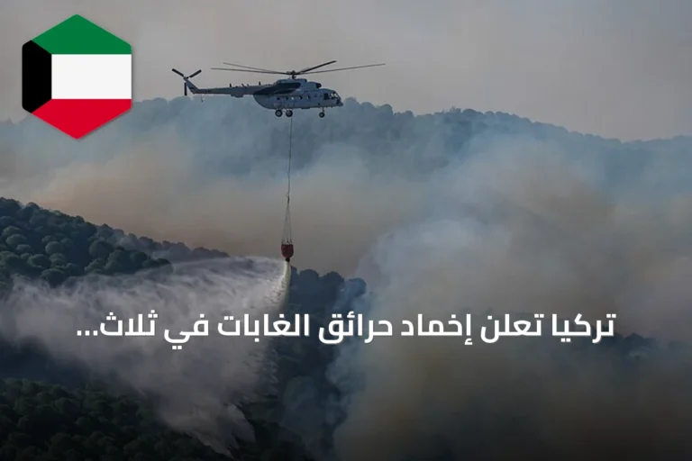 تركيا تعلن إخماد حرائق الغابات في ثلاث ولايات