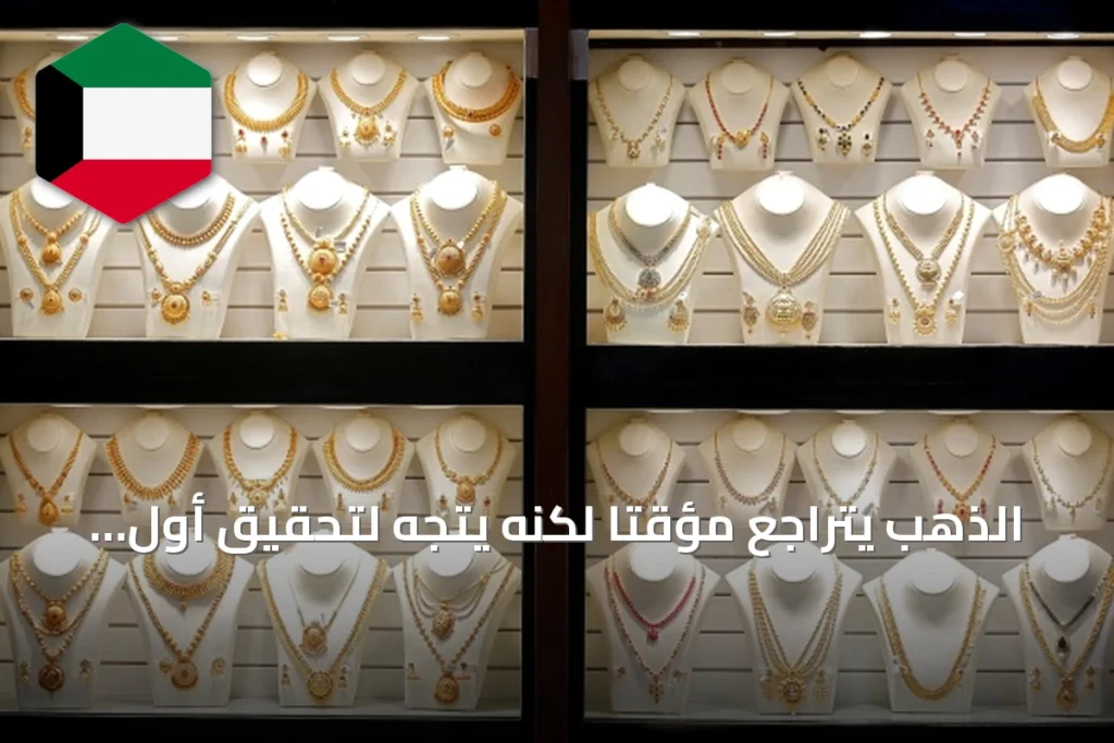 الذهب يتراجع مؤقتاً لكنه يتجه لتحقيق أول مكسب شهري منذ خمسة أشهر
