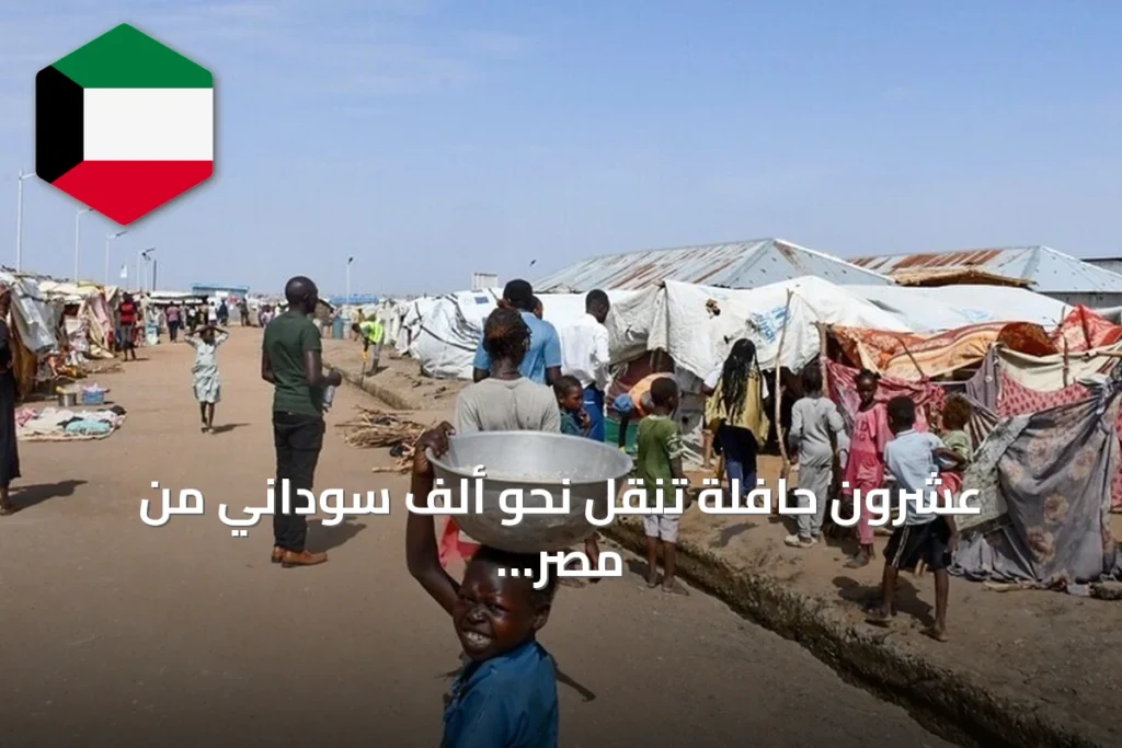 عشرون حافلة تنقل نحو ألف سوداني من مصر إلى homeland في إطار العودة الطوعية
