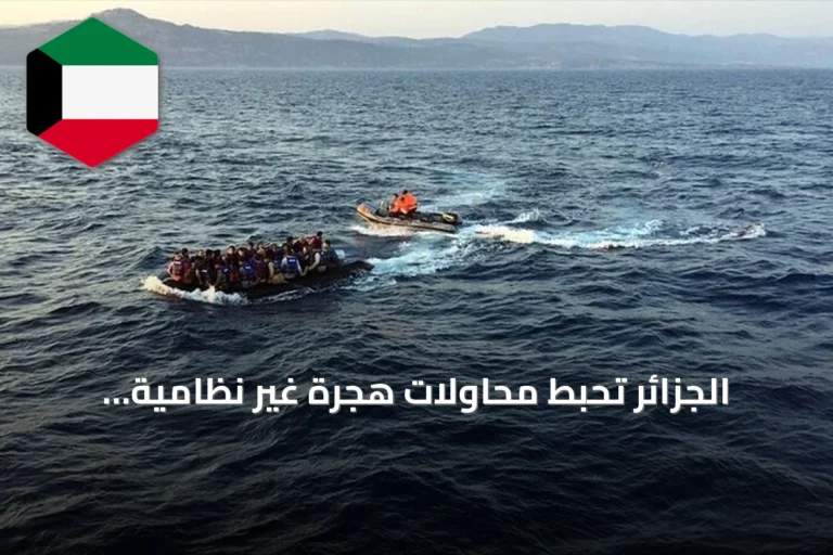 الجزائر تُحبط محاولات هجرة غير نظامية وتُنقذ 223 شخصاً نحو أوروبا