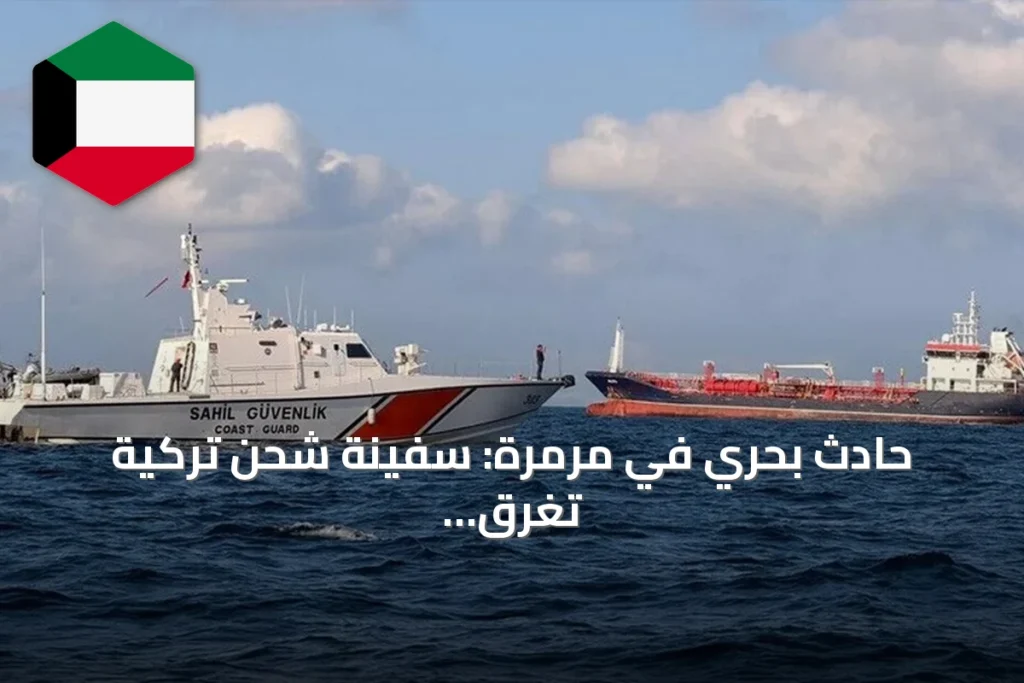 حادث بحري في مرمرة: سفينة شحن تركية تغرق بعد اصطدامها بناقلة