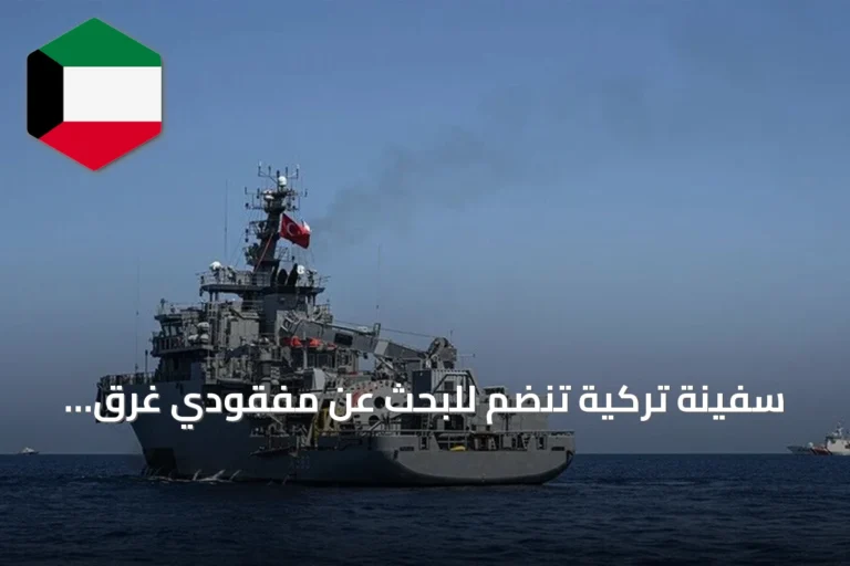 سفينة تركية تنضم للبحث عن مفقودي غرق العبارة قبالة سواحل غيرنة