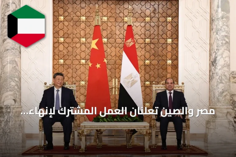 مصر والصين تعلنان العمل المشترك لإنهاء الحرب في السودان وتثبيت الهدنة بغزة