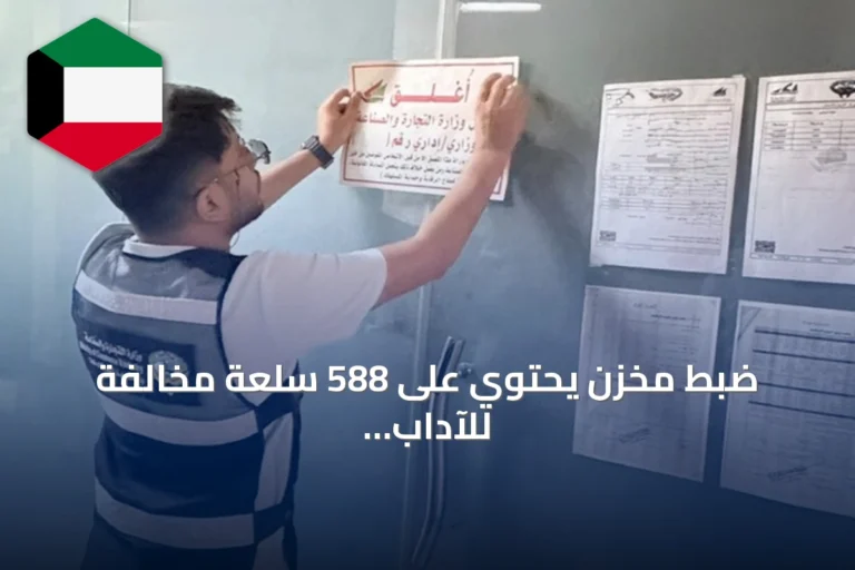 ضبط مخزن يحتوي على 588 سلعة مخالفة للآداب والنظام العام
