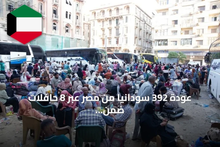 عودة 392 سودانيا من مصر عبر 8 حافلات ضمن برنامج العودة الطوعية