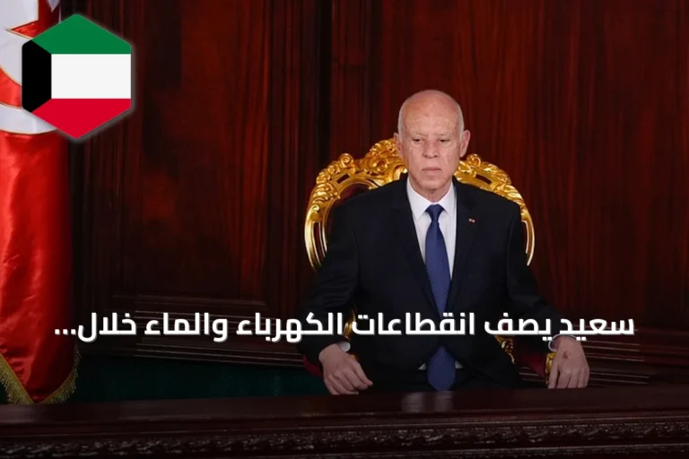 سعيّد يصف انقطاعات الكهرباء والماء خلال موجة الحر بالجريمة