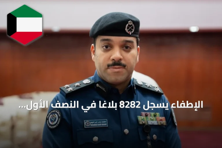 الإطفاء يسجل 8282 بلاغاً في النصف الأول من 2026