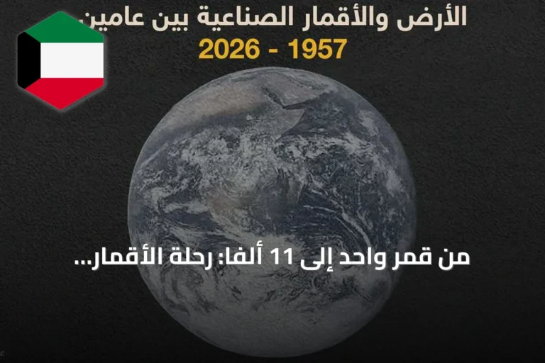 من قمر واحد إلى 11 ألفًا: رحلة الأقمار الصناعية من البدايات إلى الازدحام المداري عام 2026