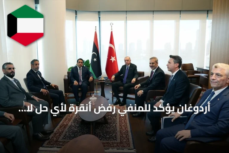 أردوغان يؤكد للمنفي رفض أنقرة لأي حل لا يخدم ليبيا