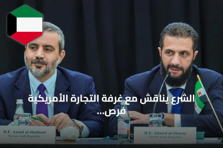 الشرع يناقش مع غرفة التجارة الأمريكية فرص الاستثمار بسوريا