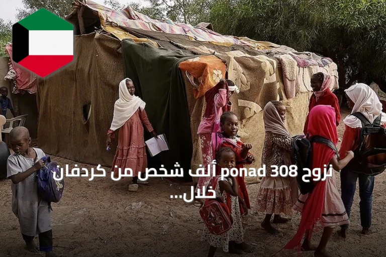نزوح ponad 308 ألف شخص من كردفان خلال عشرة أشهر