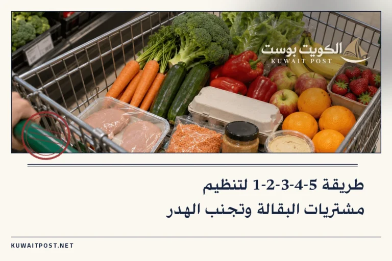 طريقة 5-4-3-2-1 لتنظيم مشتريات البقالة وتجنب الهدر