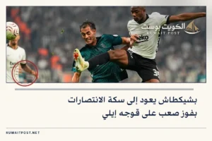 بشيكطاش يعود إلى سكة الانتصارات بفوز صعب على قوجه إيلي