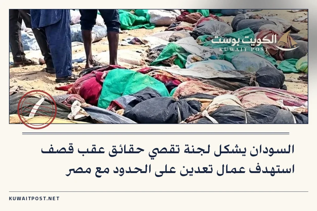 السودان يشكل لجنة تقصي حقائق عقب قصف استهدف عمال تعدين على الحدود مع مصر