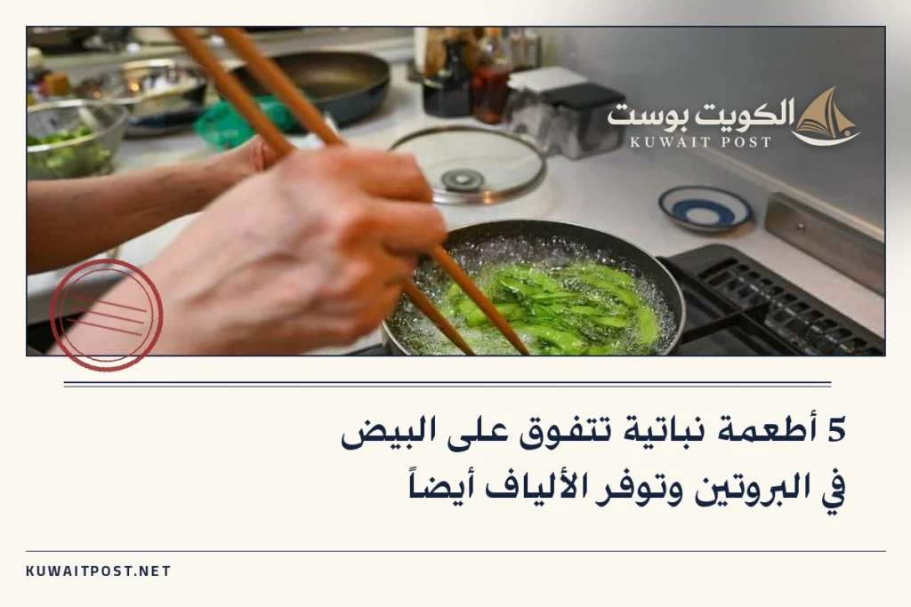 5 أطعمة نباتية تتفوق على البيض في البروتين وتوفر الألياف أيضاً